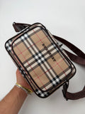 Bolso Bueberry Messenger Beige Negro