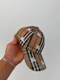 Gorra Burberry Cuadros Beige Caballero